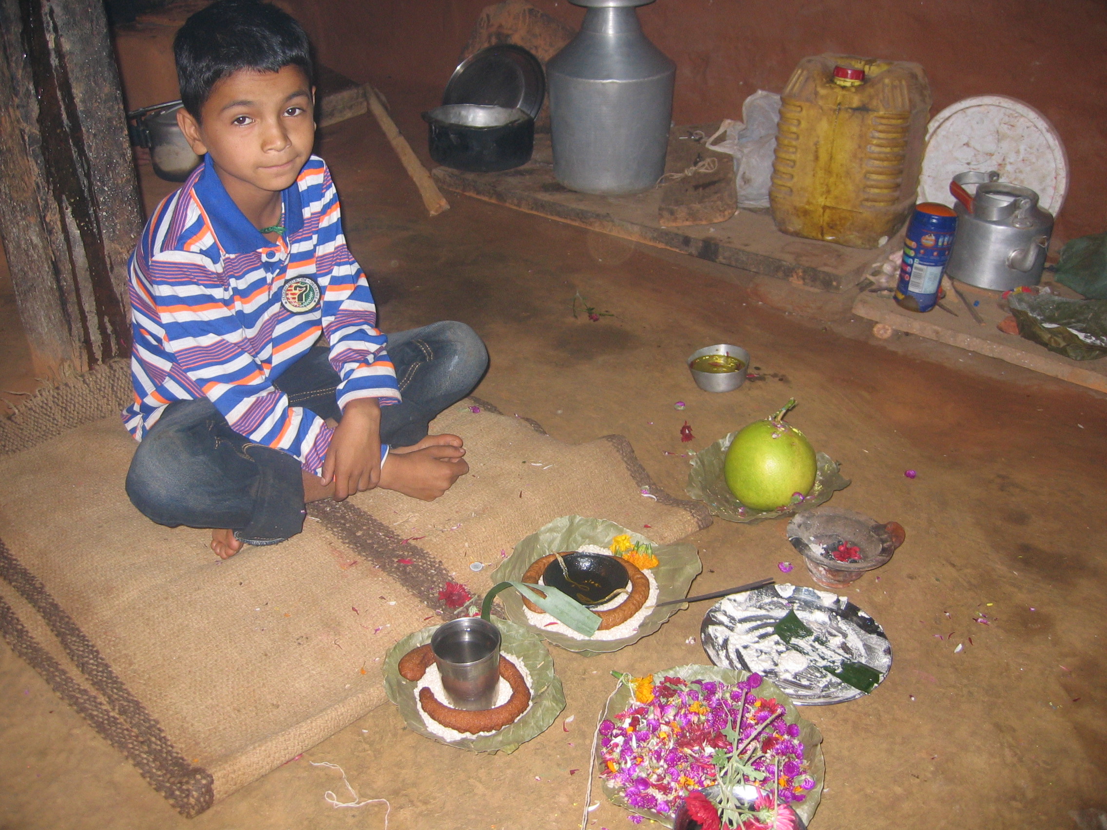 Tihar with brother, October 27, 2014